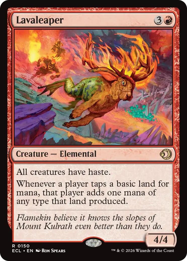 Lavaleaper Foil Lorwyn Eclipsed [ECL - 150] NM