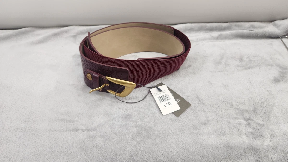 NWT Vince Camuto Women’s Beige / Tan Belt With Silver Buckle Size Medium Vince Camuto Leather Solid Belts for Women for sale | eBay main image 2