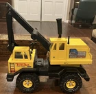 Vintage Tonka Turbo-Diesel Pressed Steel Back Hoe Excavator Shovel Truck XMB-975