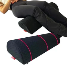 Knee Support for Back Sleeping, Leg Support with Anti-Slip Bottom, Bolster