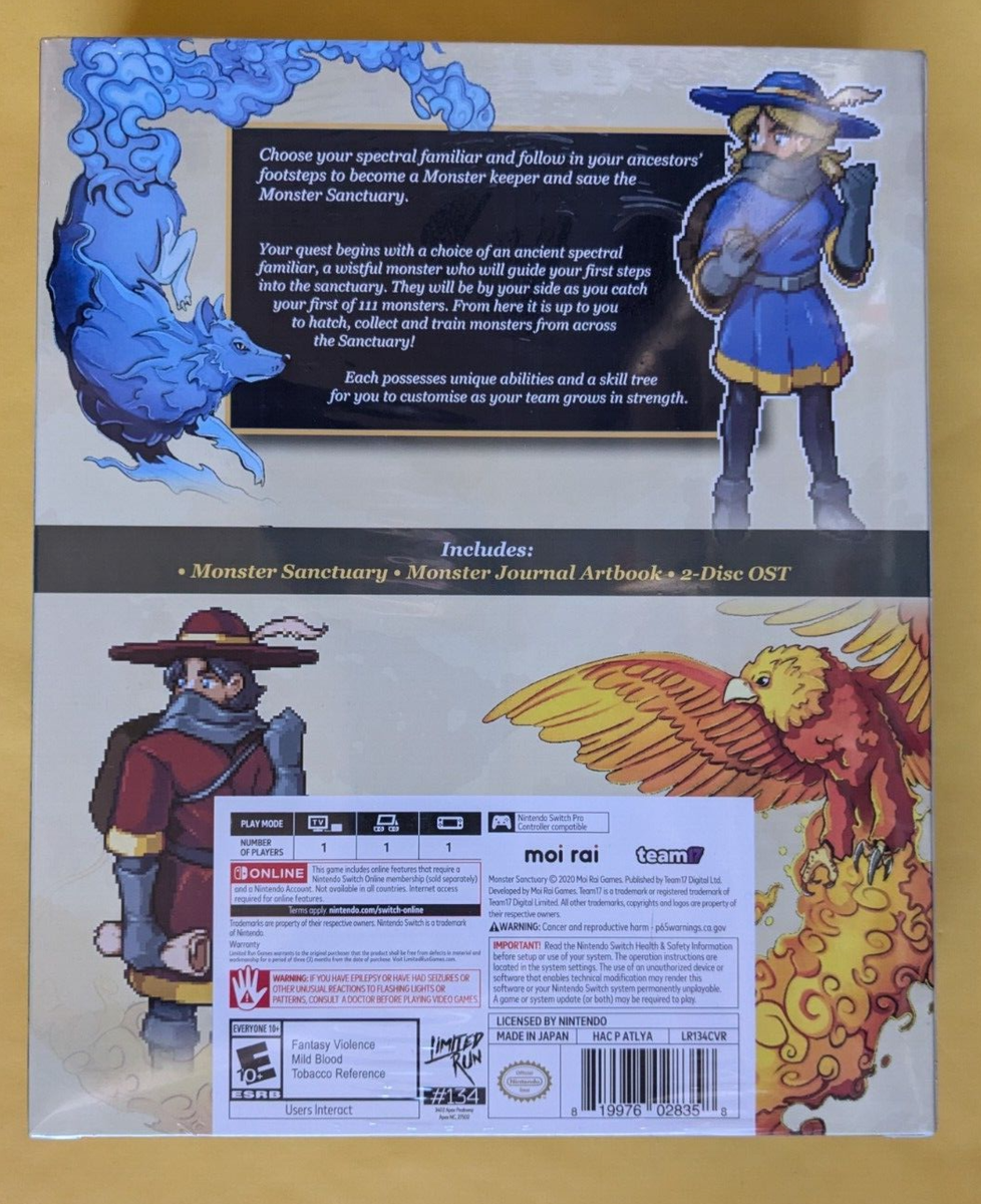 Nintendo Switch モンスター Amazon.com: Monster Sanctuary (Switch Limited Run #134