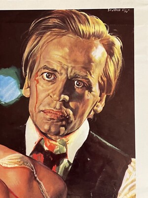 1975 Erotico Profondo Italian locandina movie poster Klaus Kinski !!!!!
