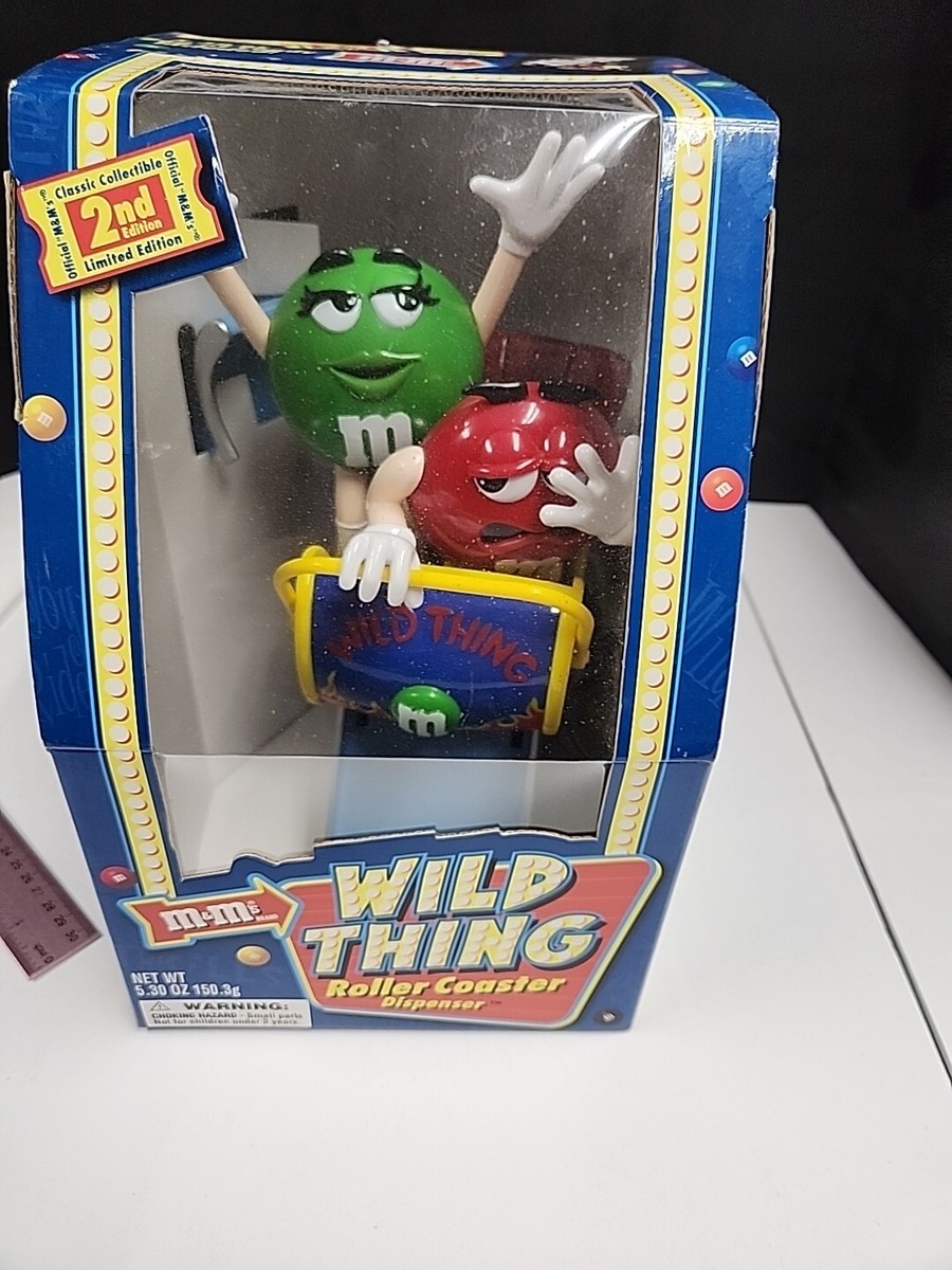 M & M's Wild Thing Roller Coaster Dispenser Classic Collectible