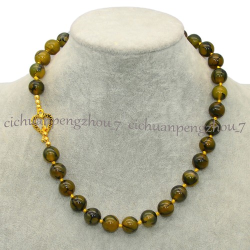 Natural 6/8/10/12/14mm Round Multicolor Gemstone Beaded Jewelry Necklace 18'' - Picture 67 of 221