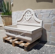 Fontana A Muro Da Parete Con Vasca Per Esterno Giardino In