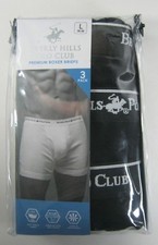 Beverly Hills Polo Club 3 Pack Boxer Briefs Men's Large