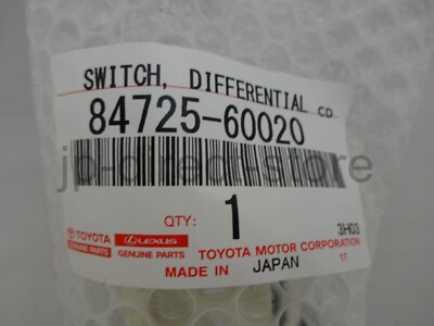 Genuine Toyota LAND CRUISER RHD 70 80 Center Diff Lock Switch 84725-60020 OEM