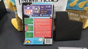 CIB NFL FOOTBALL NINTENDO NES VIDEO GAME COMPLETE IN BOX W/ PROTECTOR CASE
