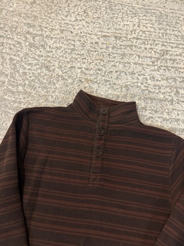 Rohan Jumper Men's Medium Brown Pathway Button Sweatshirt Sweater Pullover Top - Picture 3 of 7