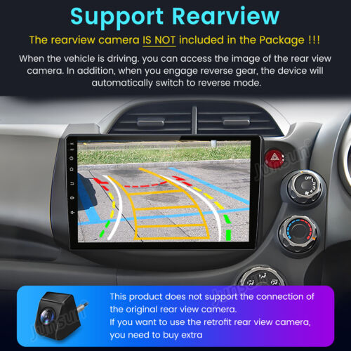 For Honda Fit Jazz 2007-2013 Android 13 CarPlay Car Radio Stereo GPS 2G+64GB RDS - Foto 5 di 17