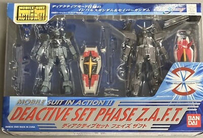 MOBILE SUIT IN ACTION!! 2種セット Bandai Deactive Zaft Impulse & Savior Saviour Gundam Action Figure