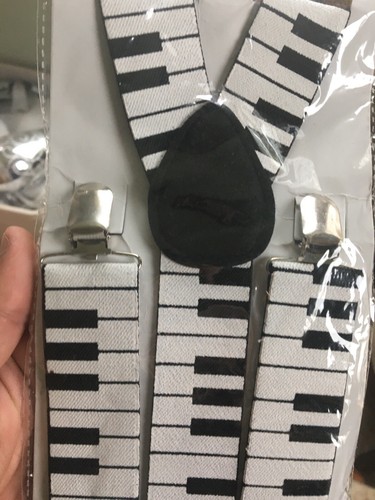 Piano Music Unisex Suspenders - Picture 3 of 3