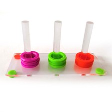Bird Toys Parakeet Parrot Puzzle Fencing Training Educational Random Color