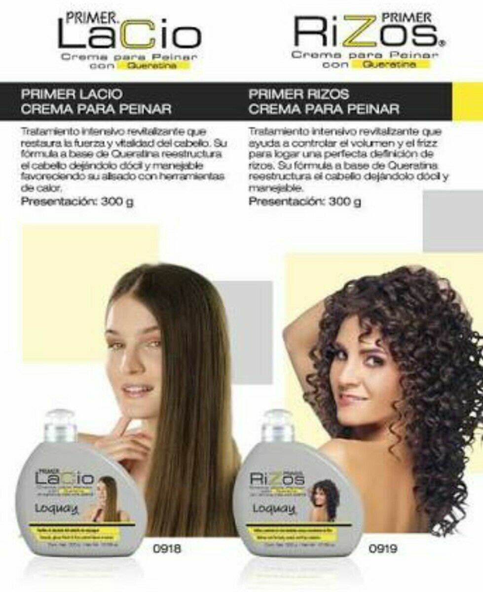 Crema Para Peinar Primer Rizos Con Queratina LOQUAY Curl defining creme  w/kerati