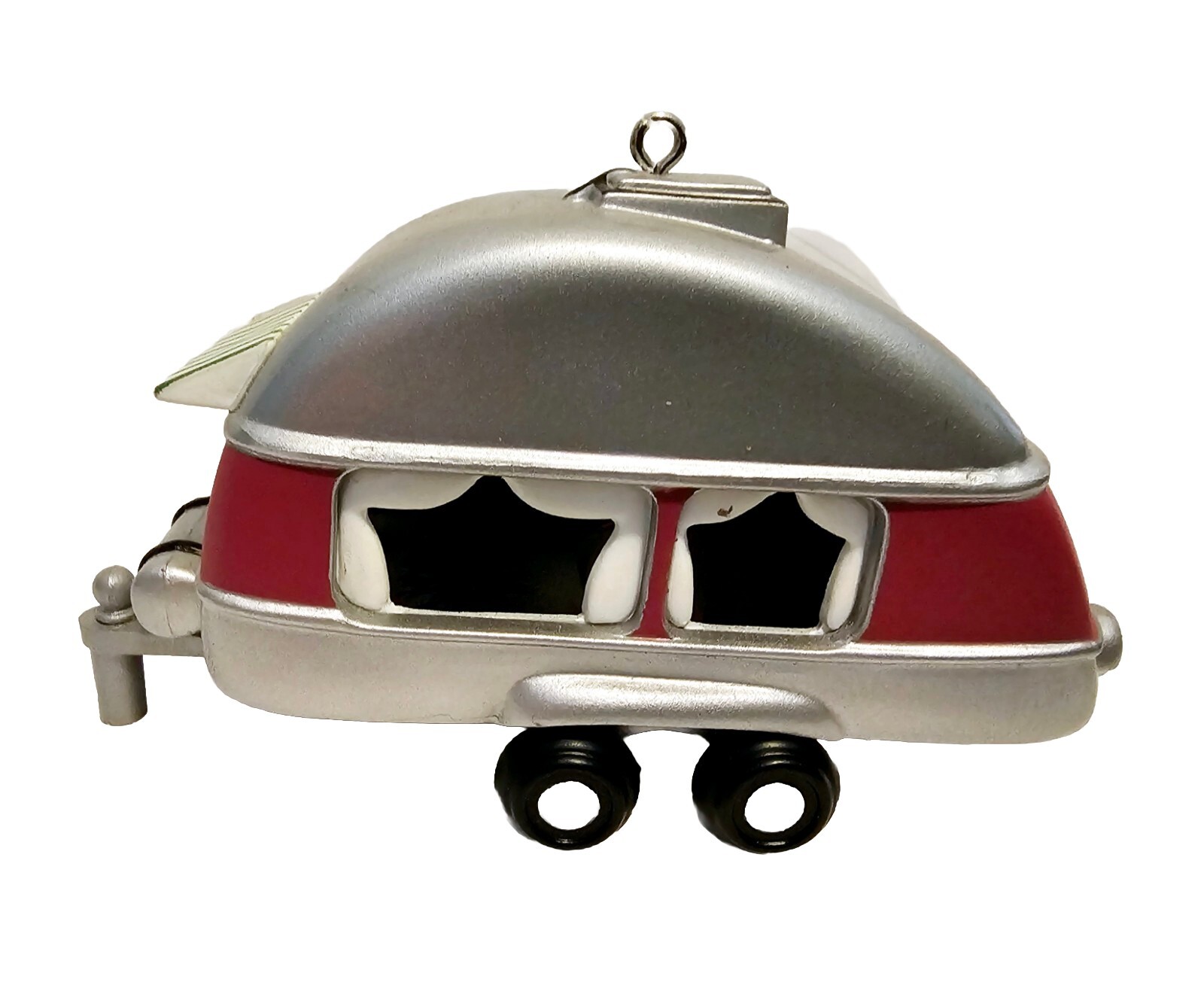 Hallmark 1988 Ornament Travels with Santa Mrs Claus Kissing in