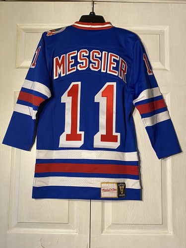 Authentic Mark Messier New York Rangers(1993-94) Mitchell & Ness Jersey Size: 36 - Picture 2 of 12