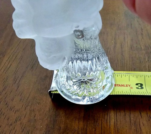 2 Victorian Glass Cherub Candle Holders Angel Candlesticks Set regency cottage - Picture 8 of 8