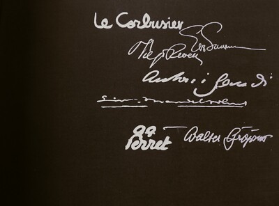 Architecture Book Le Corbusier Saarinen Erich Mendelsohn Walter Gropius Gaudi