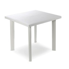 TAVOLO FIOCCO DA ESTERNO 80 X 75 X 72 CM BIANCO