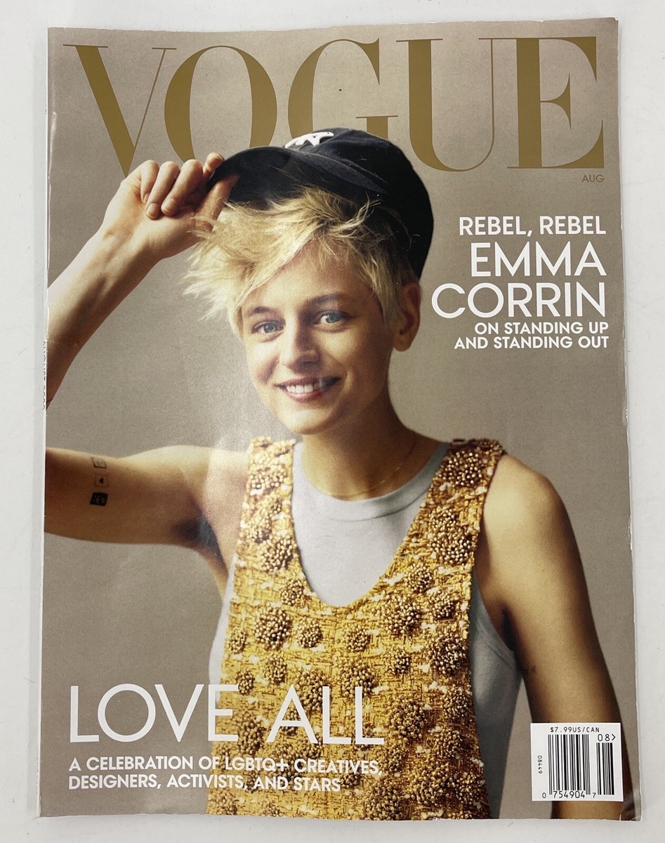 Vogue August 2022 Emma Corrin Love All LGTBQ+ New | eBay