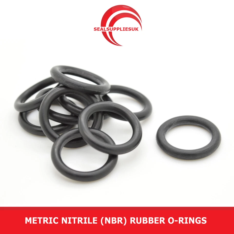 SEALSUPPLIESUK Metrisch Nitril Gummi Neu mit Etikett O Ring Dichtungen 3,6 mm C/S 18,3 mm-59,9 mm Ausweis - UK SUPP
