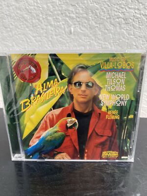 1996 Music of Villa Lobos CD Alma Brasileira New World Symphony NEW SEALED
