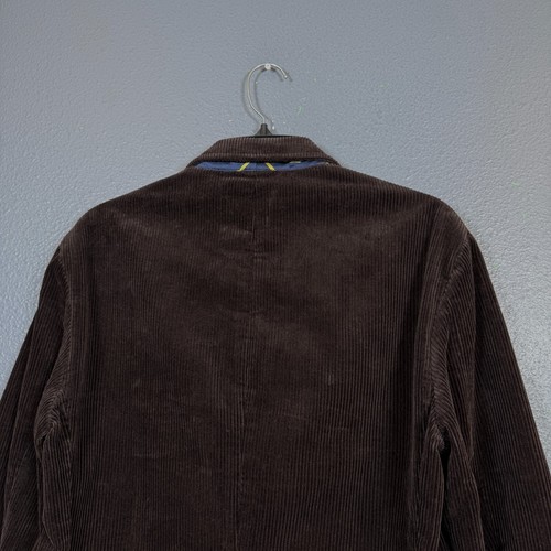 Polo Ralph Lauren S Hombre Marrón Terciopelo 3 Puntos Blazer Suite Chaqueta - Imagen 7 de 13