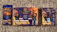 2020-21 Panini Illusions NBA Basketball Sealed Mega Box + Blaster Box + Fat Pack
