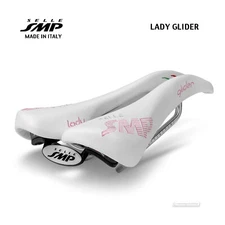NEW Selle SMP LADY GLIDER Womens Saddle : WHITE - MADE IN iTALY!