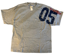 NWT Vintage Disney 2005 Grad Nite 05 Crew Neck Tee Shirt Gray Mens Adult XL