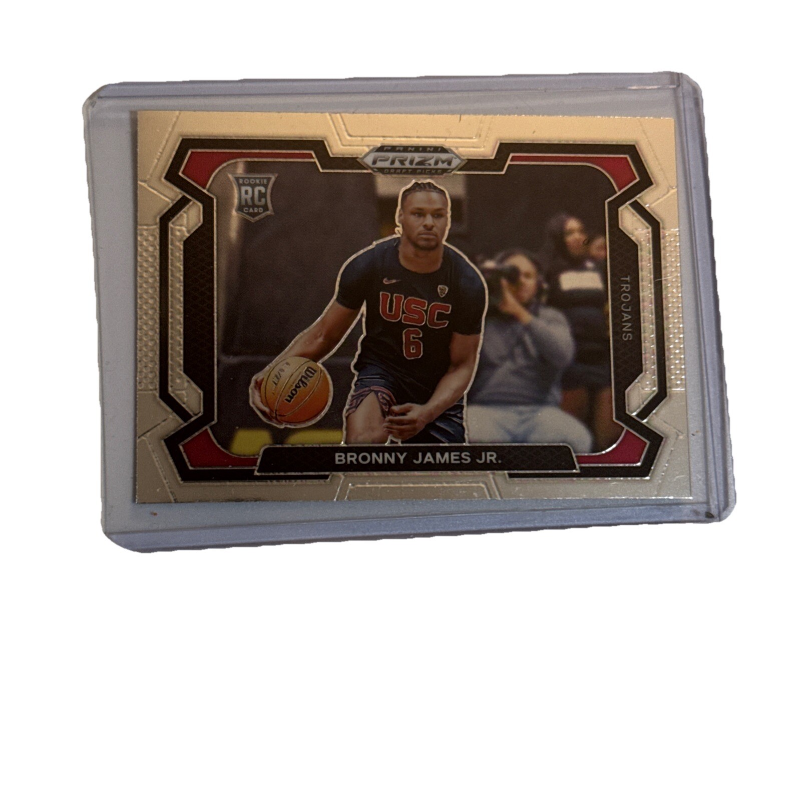 2024 Panini Prizm Draft Picks Bronny James SP Image Variation Silver #86 RC