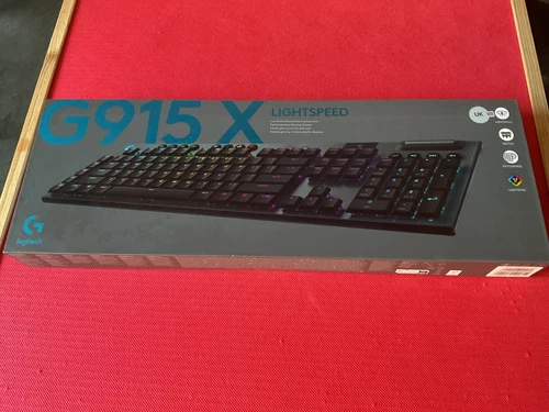 Logitech G915 X Lightspeed Wireless Gaming Keyboard - Black