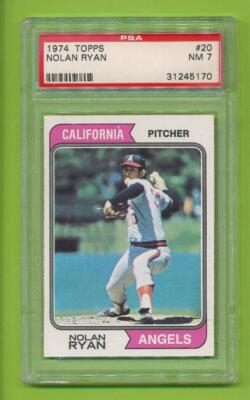 1974 Topps NOLAN RYAN PSA 8 ビンテージ MLB 1974 Topps NOLAN RYAN