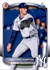 Chase Hampton 1st Prospect Rookie 2025 Bowman Card #BP-57 Yankees - Free Ship