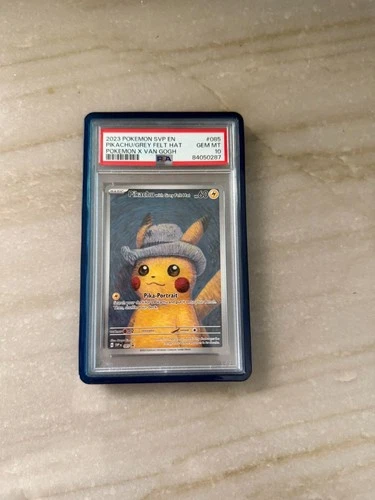 2023 Pokemon SVP Pikachu with Grey Felt Hat Van Gogh 085 Promo PSA 10 GEM MINT