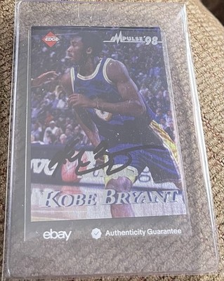 1997-98 Collector's Edge Impulse Set Kobe Bryant Autographed Card