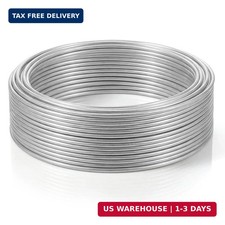 8 Gauge Aluminum Craft Wire 100 Feet 3.2mm Bendable and Strong Craft Wire lexibl