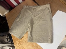 Hang Ten Tan Khaki Hybrid Board Walk Shorts Mens 36 Surf Swim Trunks Quick-dry