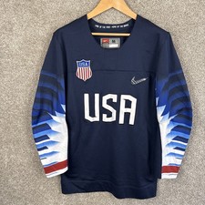 Nike Team USA 2018 Pyeongchang Olympic Hockey Jersey Royal Blue Men  s Medium