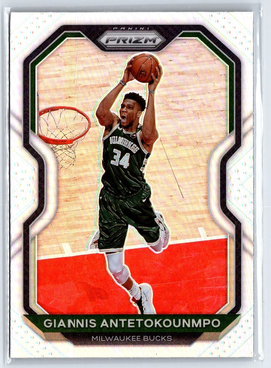 2020-21 Panini Prizm Silver Prizms #111 Giannis Antetokounmpo Bucks