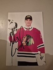 Alexis Gravel Chicago Blackhawks 4x6 Photo Signed Autograph Signature Draft NHL 