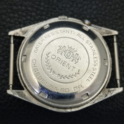 AUTOMATIC 46943 VINTAGE ORIENT CRYSTAL JAPAN MENS ORIGINAL DIAL
