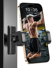 Magnetic Phone Holder for Gym  Strong Magnets  360 Adjustable Phone Mount