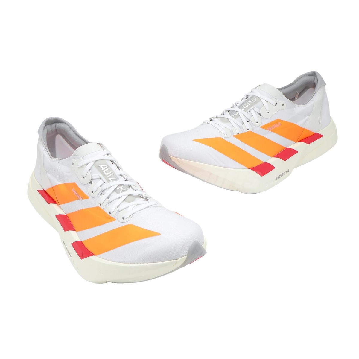 Adidas Adizero Adios Pro 4 White Lucid Orange Men\'s Size 10 Shoes JR7088 ??New Colorway-Below SRP?? ADIDAS Adizero Adios Pro 4  main image 2
