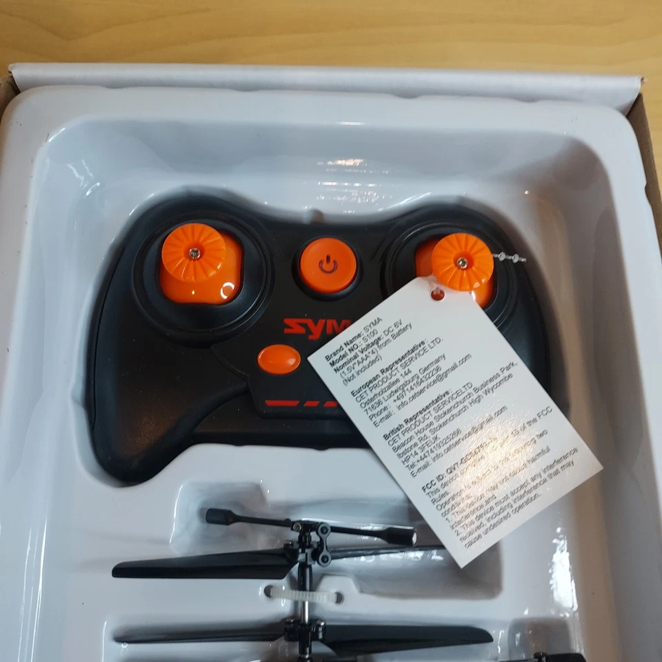 SYMA S100 Mini RC Helicopter with Gyro Stabilizer, Altitude Hold, 3.5 Channel... - Image 4 of 4