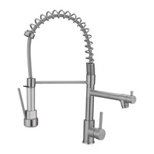 Stainless Steel Commercial Kitchen Faucet Pull Down Sprayer