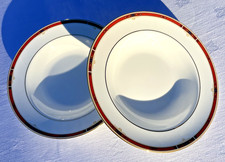 Wedgwood Colorado Pair of 8 " 20 cm Rimmed Soup Bowls - Hardly Used - Excellent 