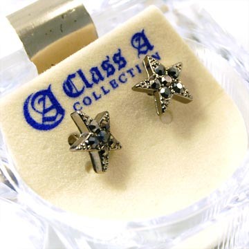 Шкатулка для украшений со льдом Ohrstecker - MINI STAR black