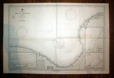 1944 Morze Śródziemne Libia Sirte Tolemaide Libia Afryka Północna mapa plan