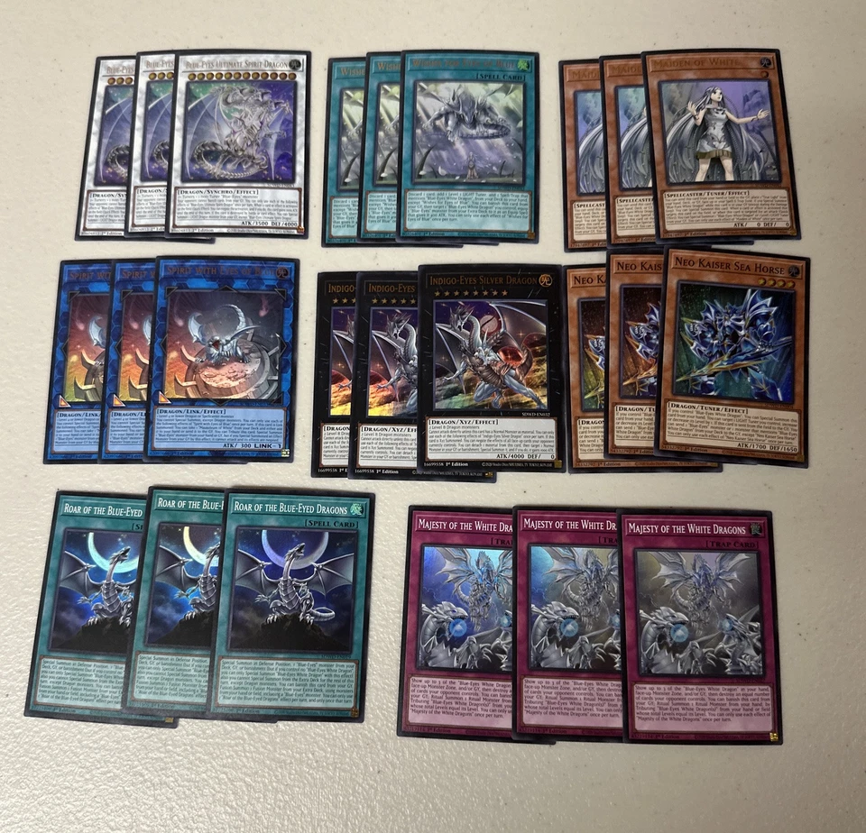 YUGIOH! ¡¡¡Nuevo Deck Completo Blue-eyes Core SDWD 114 CARTAS!!! 🔥🔥NM + Cubierta extra Foto 2 de 2